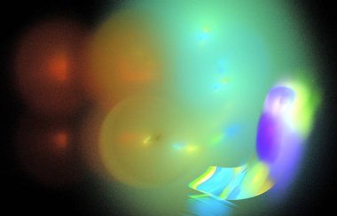 soyut arkaplan, 3 boyutlu illüstrasyon, mavi yeşil çok renkli fraktal kompozisyon grafik ve tasarım sanat projeleri için. Yüksek kalite