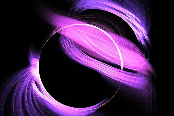 Абстрактний Фон Ілюстрація Візуалізація Фіолетового Рожевого Чорного Різнокольорового Фракталу Унікальна — стокове фото