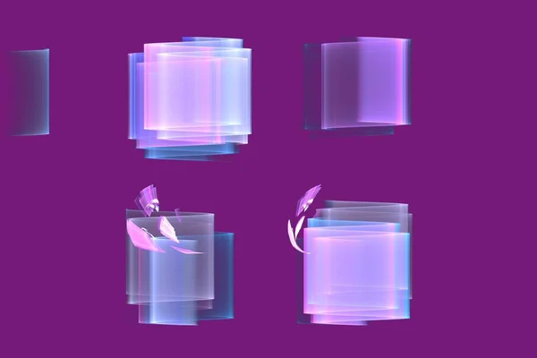 Абстрактные Тенденции Цвета Фона 2022 Иллюстрация Рендеринг Бархатно Фиолетовых Фиолетовых — стоковое фото