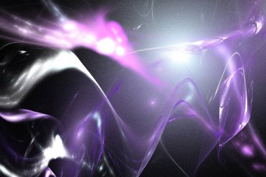 soyut arkaplan renk eğilimleri 2022, sanat özgün 3D illüstrasyon, menekşe çok renkli fraktal tasarım afişi