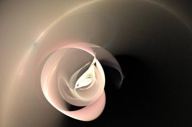 Soyut arkaplan, 3 boyutlu illüstrasyon, grafik ve tasarım sanat projeleri için pembe renkli çok renkli fraktal kompozisyon. Yüksek kalite