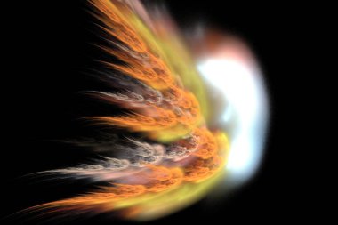 soyut arkaplan renk eğilimleri 2022, 3D illüstrasyon, sarı siyah çok renkli çizgiler fraktal benzersiz kompozisyon grafik ve tasarım sanat projeleri. Yüksek kalite 