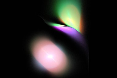 soyut arkaplan renk eğilimleri 2022, 3D illüstrasyon, yeşil pembe menekşe siyah çizgiler, grafik ve tasarım sanat projeleri için fraktal benzersiz kompozisyon. Yüksek kalite 