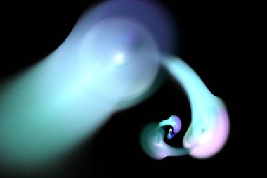 soyut arkaplan renk eğilimleri 2022, 3D illüstrasyon, mavi menekşe siyah çizgiler, grafik ve tasarım sanat projeleri için fraktal benzersiz kompozisyon. Yüksek kalite 