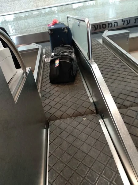 Tel Aviv Israel September 2021 Ben Gurion Airport Two Gray — Stock Photo, Image