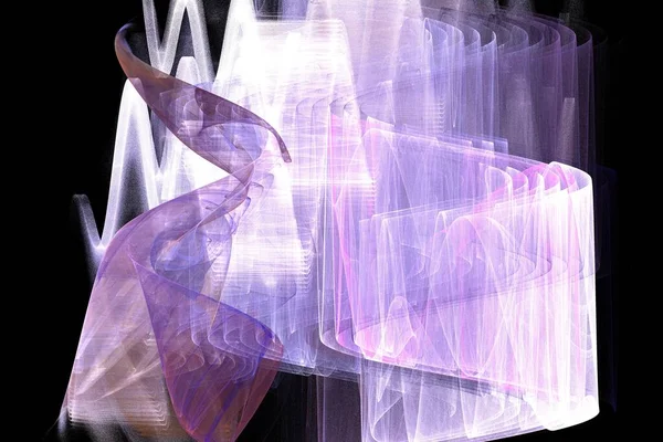 Abstracte Achtergrond Kleurtrends 2022 Illustratie Rendering Wit Violet Zwart Veelkleurige — Stockfoto