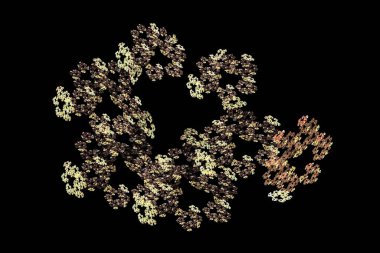 soyut arkaplan renk eğilimleri 2022, 3D illüstrasyon, grafik ve tasarım sanat projeleri için siyah çok renkli çizgiler fraktal benzersiz kompozisyon. Yüksek kalite 