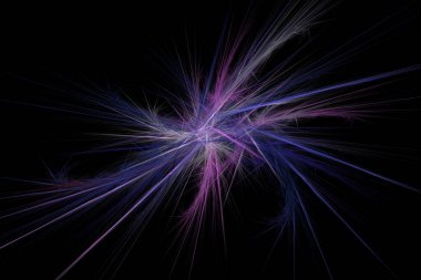 soyut arkaplan renk eğilimleri 2022, 3D illüstrasyon, grafik ve tasarım sanat projeleri için siyah çok renkli çizgiler fraktal benzersiz kompozisyon. Yüksek kalite 