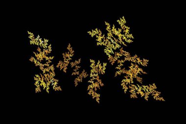 soyut arkaplan renk eğilimleri 2022, 3D illüstrasyon, grafik ve tasarım sanat projeleri için siyah çok renkli çizgiler fraktal benzersiz kompozisyon. Yüksek kalite 