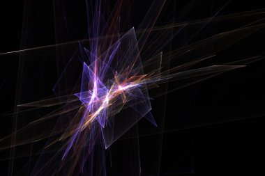 soyut arkaplan renk eğilimleri 2022, 3D illüstrasyon, grafik ve tasarım sanat projeleri için siyah çok renkli çizgiler fraktal benzersiz kompozisyon. Yüksek kalite 