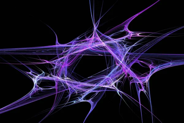 abstract background color trends 2022 , 3D illustration, rendering black multi colored lines fractal unique composition for graphic and design art projects. High quality