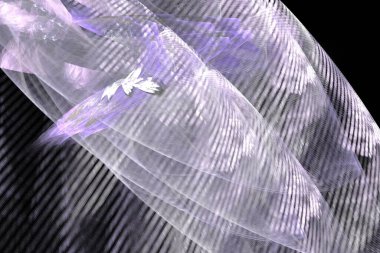 soyut arkaplan renk eğilimleri 2022, 3D illüstrasyon, grafik ve tasarım sanat projeleri için siyah çok renkli çizgiler fraktal benzersiz kompozisyon. Yüksek kalite 