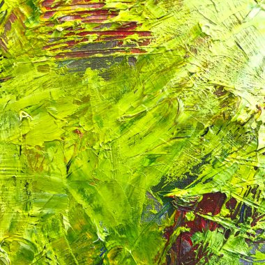 Yağ boyasının yüzeyine desensel darbelerle uygulanan fotoğraf. - Sanat. Doku ve arkaplan