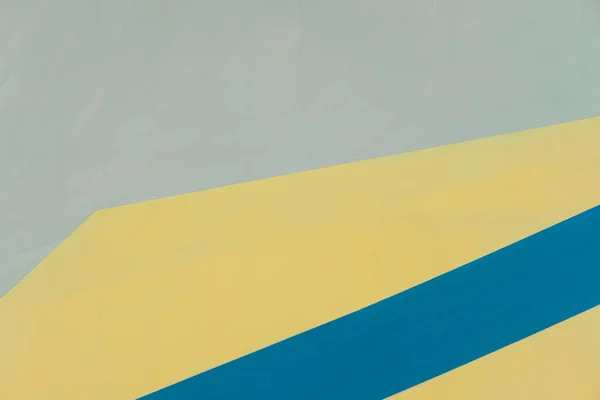 Detalhe Arte Rua Fundo Textura Parede Pedra Azul Amarelo Cinza — Fotografia de Stock
