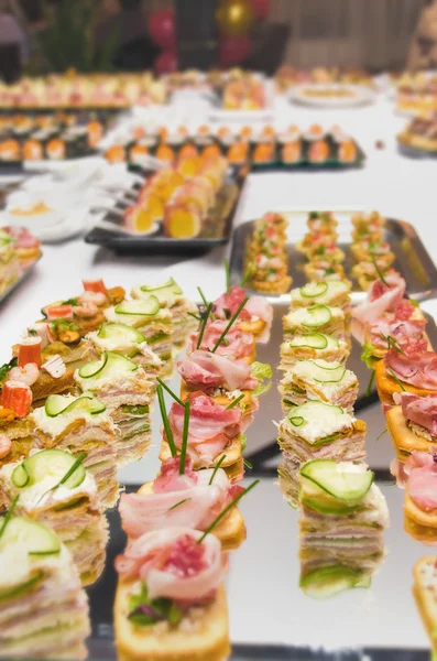 Catering food table decoration — Stock Photo, Image