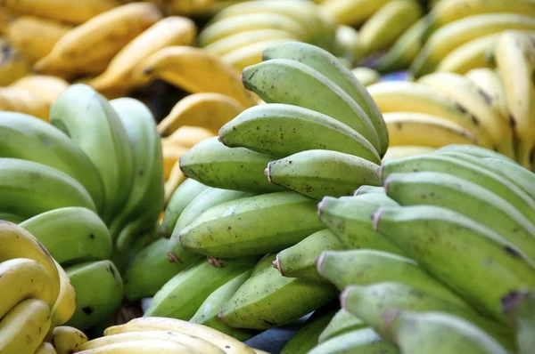 Zbliżenie na kilka bananów — Zdjęcie stockowe