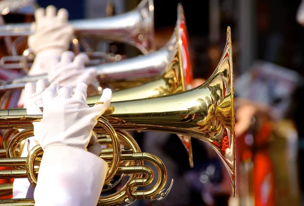 Banda de marcha — Foto de Stock