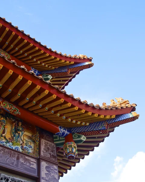 The corner of  temple roof — Stock Photo, Image