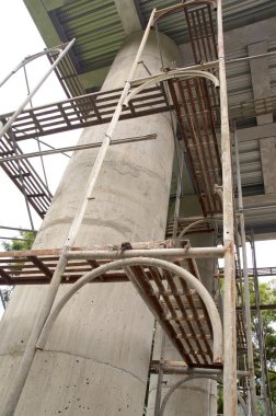 Gözlem güverte closeup inşaatı