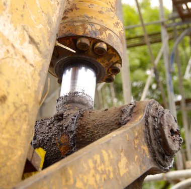 Krom kaplama piston tırmık