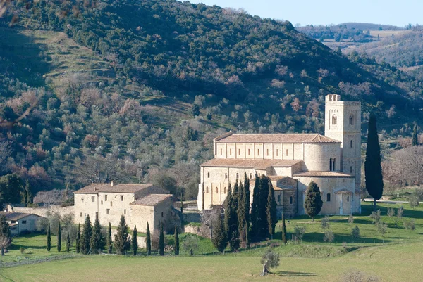 Abbey of Saint Antimo — Stock Photo, Image