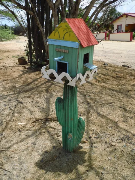 Casa de pássaros em Aruba Fotografia De Stock