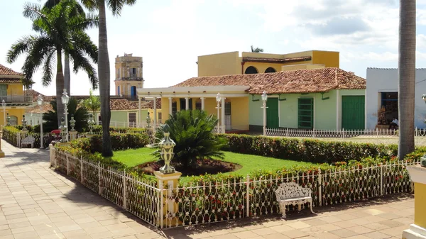 Stadsplein in trinidad, cuba — Stockfoto