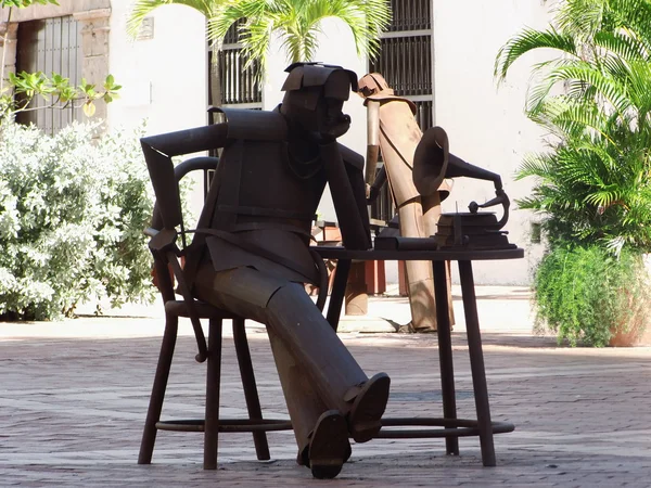 Järn bilder i cartagena, colombia — Stockfoto