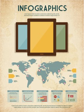 belgeler ve raporları üç dokunmatik cihazlar ile öğeleri