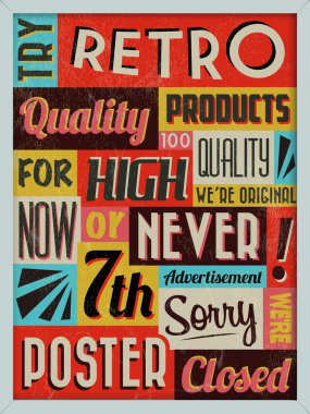 Retro vintage arka plan
