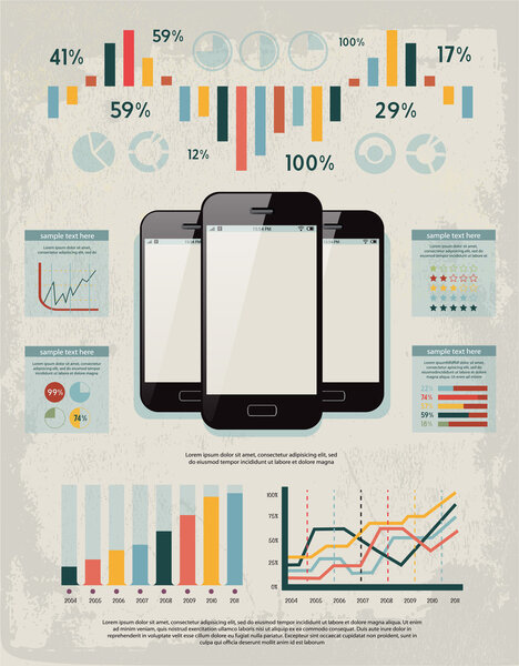 Elements for your documents and reports with three touchscreen devices