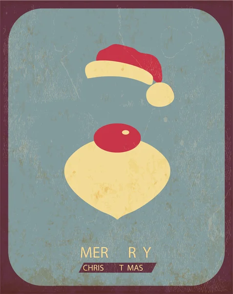 Minimal Joyeux fond de Noël — Image vectorielle