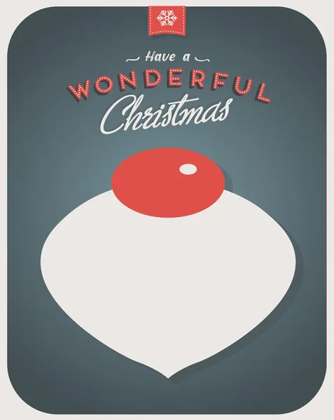 Minimal Joyeux fond de Noël — Image vectorielle