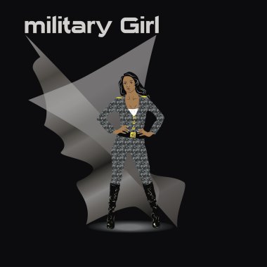 askeri kadın kolları ile geçti