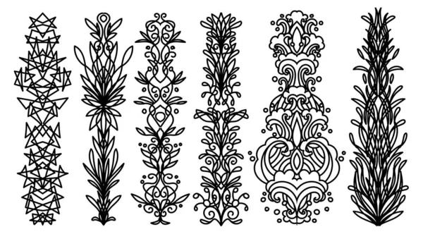 Tatuaż Sztuka Grafika Kwiat Rysunek Szkic Czarny Biały — Wektor stockowy