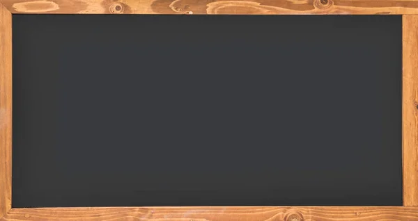 Blackboard Wooden Bamboo Frame — Stock Photo, Image