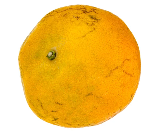 Апельсин Білому Фоні — стокове фото