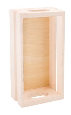 boş ahşap beyaz üzerine izole