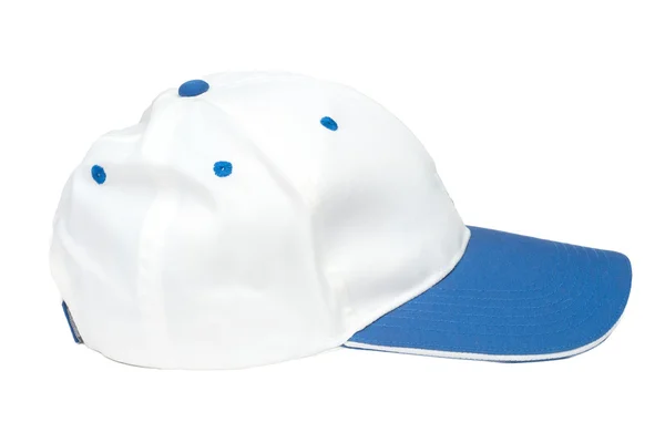 Μπλε και άσπρο χρώμα καπελάκια του μπέιζμπολ — Φωτογραφία Αρχείου