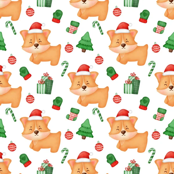 suluboya Noel korgisi kusursuz desenler.