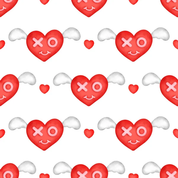 Valentine Day Seamless Pattern — Stock Photo, Image