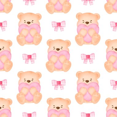 suluboya Sevgililer günü desen 