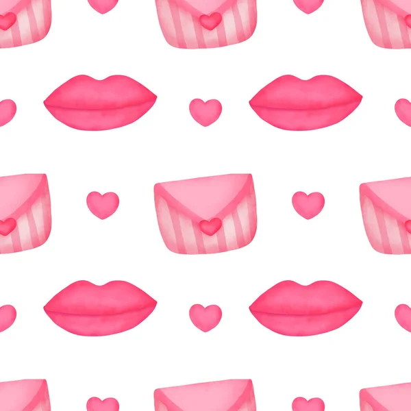 Valentine Day Seamless Pattern — Stock Photo, Image