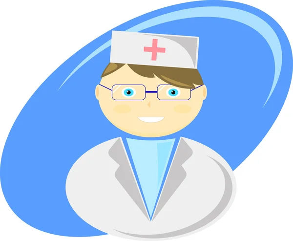 Illustration d'un médecin — Image vectorielle