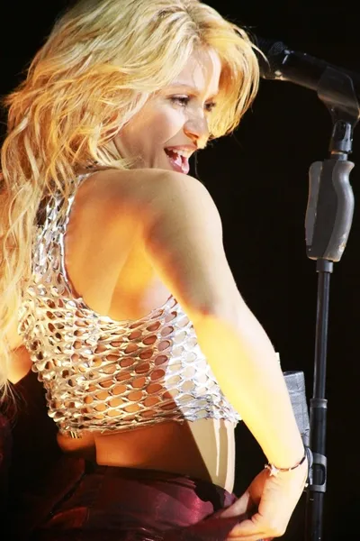 Minsk, Beyaz Rusya - 20 Mayıs: shakira, 20 Mayıs 2010 Minsk, belarus minsk-Arena'da gerçekleştirir.