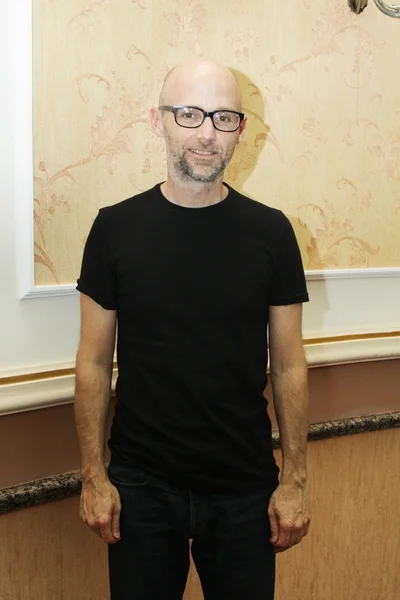 Minsk, Weißrussland - 9. Juni: moby auf der Pressekonferenz am 9. Juni 2011 in Minsk, Weißrussland — Stockfoto