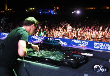 MINSK, BELARUS - JULY 6: Markus Schulz at the Global Gathering Festival on July 6, 2013 in Minsk