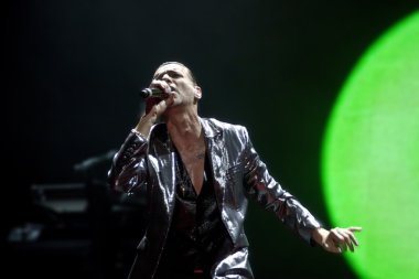 Depeche mode konserinde minsk, belarus minsk Arena üstünde Cuma, 28 Şubat 2014