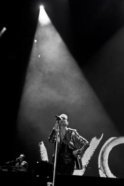 Depeche mode konserinde minsk, belarus minsk Arena üstünde Cuma, 28 Şubat 2014
