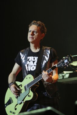 Depeche mode konserinde minsk, belarus minsk Arena üstünde Cuma, 28 Şubat 2014